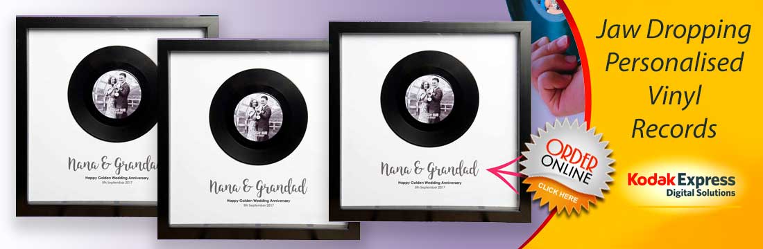 Framed Vinyl Records
